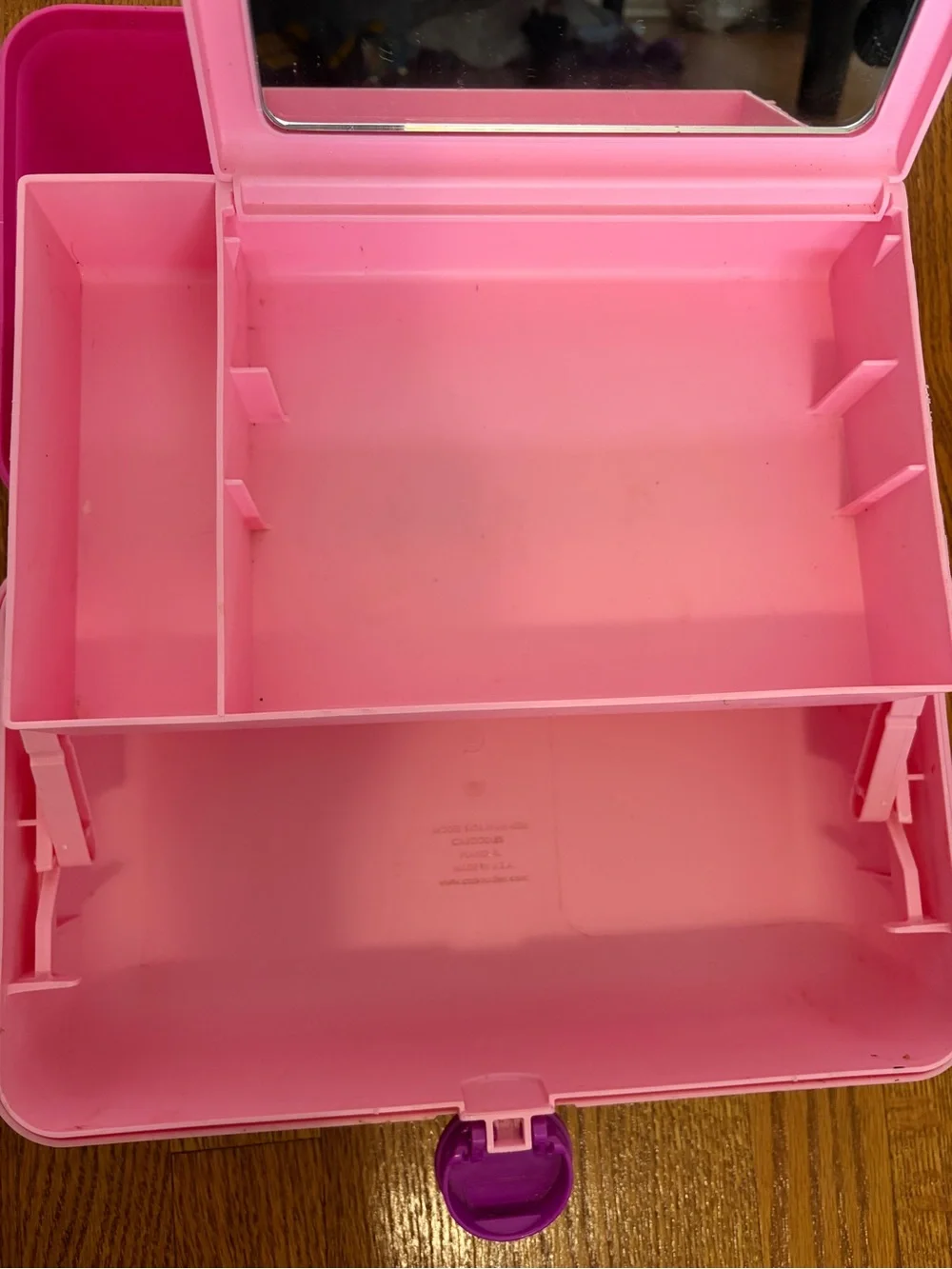 Caboodle Pink & Light Pink Makeup Organizer Case